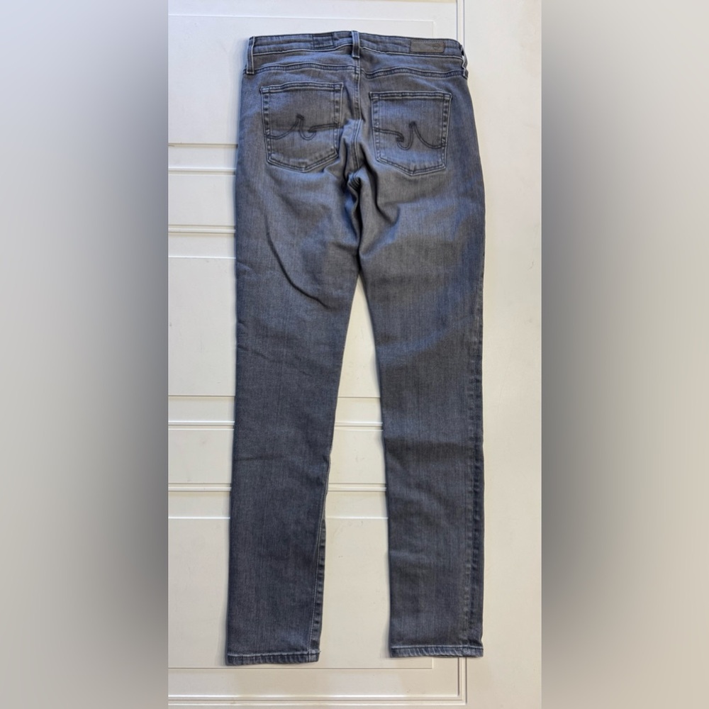 AG Adriano Goldschmied Size 26R Prima Cigarette Leg Skinny Jeans Gray Blue - Picture 6 of 6